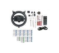 Kit Elettronico DIY con Orologio con LED Rotante DS1302, Display per Tempo e Temperatura, Progetto di Apprendimento per La Saldatura, Pratica con La