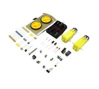 Kit elettronico intelligente per auto fai da te con linea di tracciamento intelligente e controllo motore per la navigazione automatizzata sulla pista nera facendo uso della tecnologia del sensore