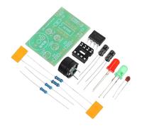 Kit Elettronico NE555 a Doppio Lampeggio 3 Pezzi per Studenti | Pezzi in Resina Epossidica, per Didattica e Fai da , Accessori Vari Inclusi, Timer 555