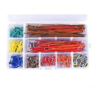 Kit elettronico Starter Kit con 840 cavi per Arduino & Raspberry Pi - Set di schede di collegamento senza saldatura con morsetti a coccodrillo e scatola