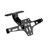 Kit Eliminatore Parafango Telaio Per Montaggio Coda Telaio Porta Targa Posteriore Per Moto Regolabile In Lega Alluminio Accessori Moto Portatarga Moto(Black)