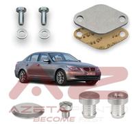 kit eliminazione egr bmw e61 520d 525d 530d m47 m57 radiatore termostato