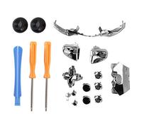 Kit Elite, scatola X Accessori controller One Elite, Accessori da gioco X box, Kit accessori X BOX One Elite Controller con pulsanti Set, 2 cacciaviti, 1 chiave inglese per controller X box 360.(银色)