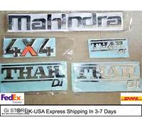 Kit emblema adatto per ricambi Mahindra Jeep Thar Willys | Accessori