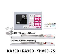 Kit encoder lineare, 2 AXIS Big Digital Digital Dro Set Kit e 2 PCS 5U. Righello ottico lineare in vetro lineare for tornio for mulino Machin(KA300 KA300 YH800-2S)