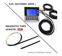 Kit encoder lineare, 3 Asse LCD DRO. Sensore in di spostamento lineare magnetico Cnc. Tornio for la lavorazione del legno'encoder(3 Axis DRO Set-4M)