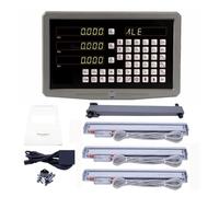 Kit encoder lineare, Impostazione completa 3 AXIS DRO Digi Digital Lettura SDS6-3V. Cassa in metallo con 3pcs KA-300 di vetro lineare KA300. for la smerigliatrice del mulino del tornio