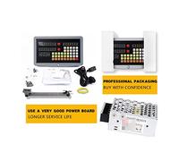 Kit encoder lineare, Set di lettura digitale a 2 assi da 0.001mm 2 assi KA300 / KA500. Lunghezza di lavoro'encoder della lineare 0-1020mm Alta precisione for il tornio