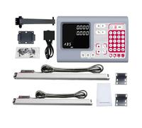 Kit encoder lineare, YH800-2. E lineare 0-1000mm for macchine del tornio del mulino 5U 5V TTL 22 * 34 Encoder lineare della nave veloce(YH800-2S Dro Set)