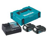 Kit energy 2x BL1021 + DC10SB Makita 197658-5