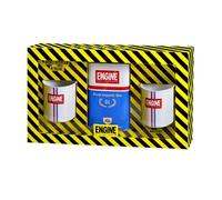 KIT ENGINE Two Stroke Gin ENGINE 42° cl 50 + 2 Bicchieri