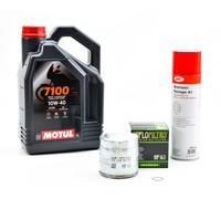 Kit Entretien Vidange pour BMW R 1200 MONTAUK de 2003 à 2004 MOTUL 7100 10W40 4L