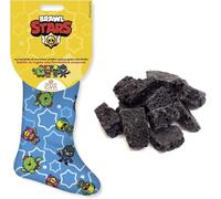 Kit Epifania MAXI Calza della Befana BRAW STAR 275 Grammi + 1 Confezione di Carbone da 100 Grammi Ottima ed Esclusiva Idea Regalo !