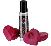 Kit Erotico con Candele e Lubrificante Extase Sensual Notti di Seta