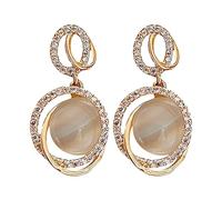 Kit Esame Colla Kit Stylish Gold Earrings For Women With Large Geometric Statement Metal Pendant Earrings. Fashion Jewelry Anello Stampaggio Pulitore Kit, Taglia unica, Metallo, Nessuna pietra