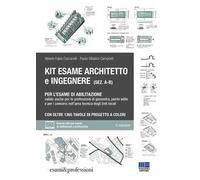 Kit esame di abilitazione alle professioni di architetto sez. A-B, ingegnere sez. A-B, geometra, perito edile e per i concorsi nell’area tecnica degli Enti locali. Con oltre 1365 tavole di proget...