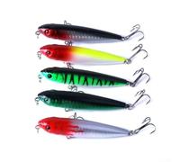 Kit esca con occhi olografici 3D ultra realistici e intricati dettagli in scala per alta visibilità in acque chiare e torbide (4 colori)