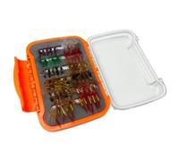 Kit Esche A Mosca - Attrezzature Da Pesca Di Alta Qualità Con Per Trotta, Salmone, Bar | Acqua , Collezione Di Esche Secche Per Le Avventure Di Pesca A Mosca, Attrezzature Sportive Pl