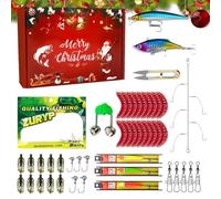 Kit Esche Da | Da per Natale - Esche per Trota | per Vacanze Familiari Campeggio All'aperto Viaggi sulla Strada Notturna E Mattina sul Lago E