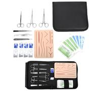 GIMA - Kit di Esercitazione per Suture con cuscino simulatore in silicone, con 4