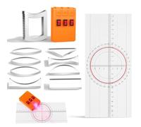 Kit Esperimenti di Ottica per Fisica, Rifrazione e Riflessione | Acrilico e Plastica, Uso Scolastico e Homeschooling, Lenti e Prisma Inclusi, Montaggio Semplice