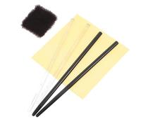 Kit Esperimenti Elettrostatica con 2 Aste, Vetro e Gomma | Set Pronto All'uso, per Laboratorio e Homeschool Scienze, con Panno e Pelliccia Colore Casuale