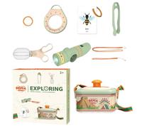 Kit esploratore esterno | Kit di cattura della natura - Kit educativo per catturare la natura, attrezzatura per l'esplorazione del giardino, comprendente una rete per farfalle e più divertimento per