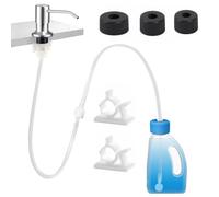 Kit Estensione Per Dispenser Di Sapone Da Lavello - Set Di Tubo E Pompa Per Rubinetto,Kit Di Tubo Girevole 360° Anti Perdite Per Cucina E Bagno, Con Tubo Da 120 Cm E Valvola Di Ritegno