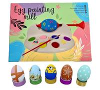 Kit Ester Eggs Painting, Macchina per decorare le Uova di Pasqua, Contiene un Penello e Tavolozza di 6 Colori Alimentari