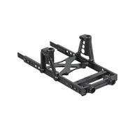 Kit esteso di Guide del Telaio in Metallo 6x6 con Torri ammortizzatrici e Supporto for paraurti for 1/10 RC Crawler Axial SCX10 90046 90047 Parte di aggiornamento