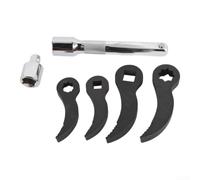 Kit Estrattore Assale 6pz Adattatore Leva per Rimozione | Design seghettato antiscivolo, leva regolabile, ideale per spazi stretti, rimozione assale facile