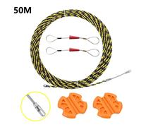 Kit Estrattore Filo Fish Tape Include Tenditori e Maniglie Impermeabili per Sicu