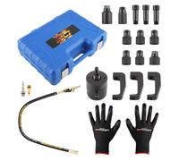 Kit Estrattore Iniettori Diesel Pneumatico 19pz Adattatori M8-M31 for Auto
