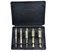 Kit Estrattore Viti 5pz Acciaio Cromo per duro Kit Estrattore | Acciaio al cromo temprato, punta spirale sinistra, rimuove viti spanate, 5 , uso manuale o elettrico