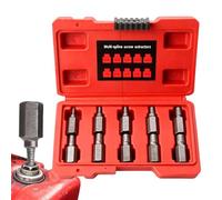 Kit Estrattore Viti Danneggiate Estrattore Multiscanalato Antiruggine per | Set Bussole Estrazione Bulloni Per Uomo Papà Marito Lui Meccanico Auto Officina Camion Ruota Prigionieri
