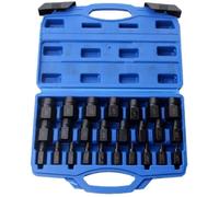 KIT ESTRATTORI 25 PZ VITI PERNI BULLONI SPEZZATI ROVINATI PRIGIONIERI CHIAVE