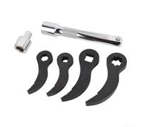 Kit Estrazione Semiassi 6pz Adattatore Leva per Auto | Punta dentellata, massima presa, previene scivolamenti, ideale per leve di strappo, uso su auto