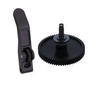 Kit Estrusore in Acciaio Duro per Serie A1, Stampante 3D DLC Nano Coating Hardened Steel Extruder Dual Gear Aluminum Handle and POM Gear Kit for Bambu Lab A1, A1 Mini