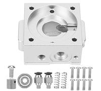 Kit Estrusore Tutto Metallo per Stampante 3D, Accessorio di Ricambio Alta Qualità con Compatibilità Distanza Lunga/Corta, Set Completo Include 1 Bustina di Viti