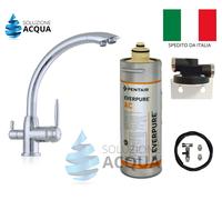KIT EVERPURE AC EV960112 KIT PER FILTRO EVERPURE CON RUBINETTO 3 VIE CROMATO