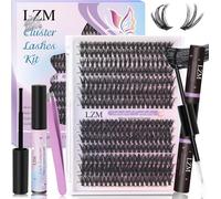 Kit Extension Ciglia, 280 PCS Ciglia Finte Volume Ciglia Finte Ciuffetti C Curl