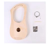 Kit fai da te a 7 corde per principianti, set di assemblaggio di strumenti musicali in legno, lira interattiva con corde in metallo per artigianato e uso teatrale (stile)