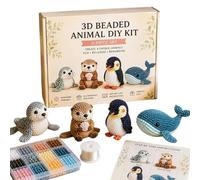Kit Fai Da Te Animali 3D Con Perline,Decorazioni Fai Da Te,Kit Artigianale Animali Con Perline - Per Adulti E Principianti Progetto Artistico Di Artigianato Da