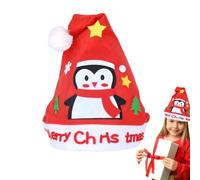 Kit Fai Da Te Cappello Natale Copricapo Buffo Interattivo Creativo Fatto a | Cappelli per Feste Materiali Creativi Per Bambini e Bambine Casa Aula Scuola Asilo Festa Vacanze Compleanno