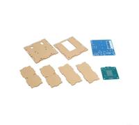 Kit fai da te con acceleratore elettromagnetico ad alta tensione, circuito di potenziamento della bobina per progetto sperimentale Railgun, indicatore di livello LED, ingresso CC 3 V, PCB blu per