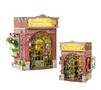 Kit fai da te con angolo libro e casa delle bambole, puzzle 3D in stile vintage, fermalibri per adulti
