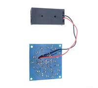 Kit fai da te con lampada lampeggiante a forma di cuore, include tutti i componenti e istruzioni passo passo per il montaggio del circuito (B)
