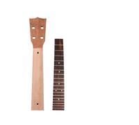 Kit fai da te con manico per ukulele da 66 cm, set completo con ponte, dado, sella, teste di accordatura e tastiera per ukulele tenore (26 ukulele)