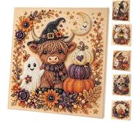 Kit Fai da Te con Perle Fantasma di Halloween, Crea Uno Scintillante Set Artigianale con Perle spettrali 3D, Kit Fai da Te con Perle di Halloween, capolavoro Carino for la Tua casa