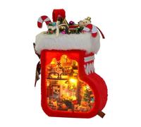 Kit Fai Da Te Di Casa In Miniatura Natalizia La Calza Natale con